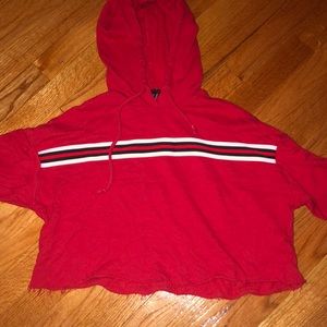 Forever 21 Red striped crop top!